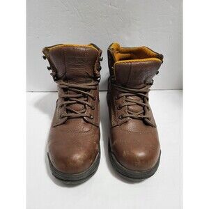 Timberland PRO Titan Women 9M Alloy Toe 6" Work Job Site Safety Toe Boot Leather